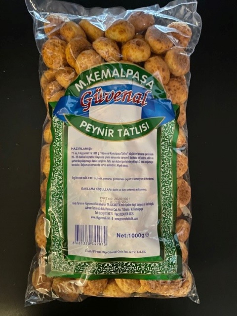 GÜVENAL 1.KALİTE PEYNİR TATLISI 1 KG